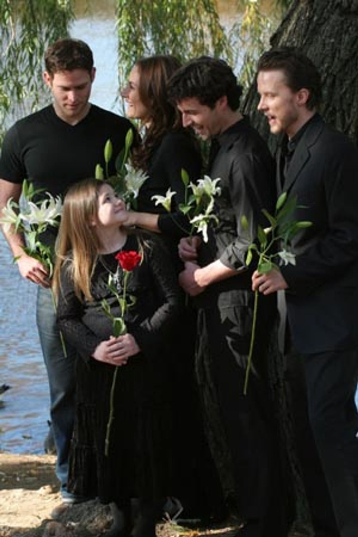 Steven Pasquale, Laura Benanti, Max von Essen, Will Chase and Jaclyn Neidenthal at 